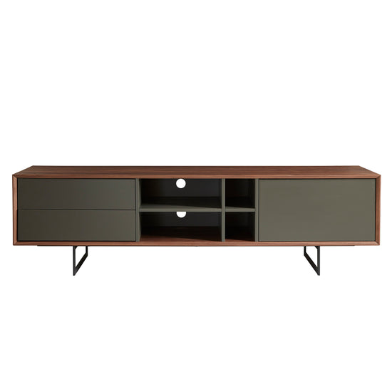 Load image into Gallery viewer, Anderson 71&amp;quot; Media Stand Media Unit Eurostyle     Four Hands, Burke Decor, Mid Century Modern Furniture, Old Bones Furniture Company, Old Bones Co, Modern Mid Century, Designer Furniture, https://www.oldbonesco.com/
