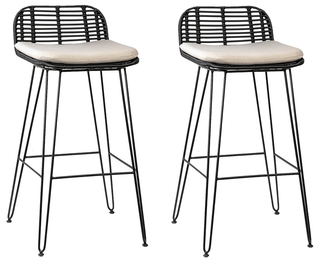 Bani Barstool Set of 2 Bar & Counter Stools Dovetail     Four Hands, Burke Decor, Mid Century Modern Furniture, Old Bones Furniture Company, Old Bones Co, Modern Mid Century, Designer Furniture, https://www.oldbonesco.com/
