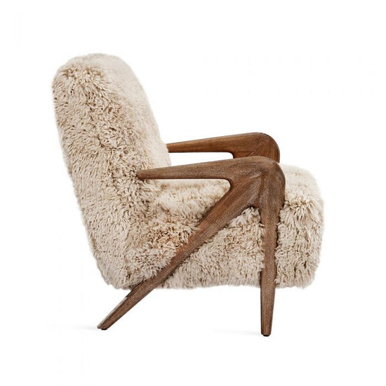 Angelica Lounge Chair - Morel Taupe Lounge Chair Interlude Home     Four Hands, Burke Decor, Mid Century Modern Furniture, Old Bones Furniture Company, Old Bones Co, Modern Mid Century, Designer Furniture, https://www.oldbonesco.com/