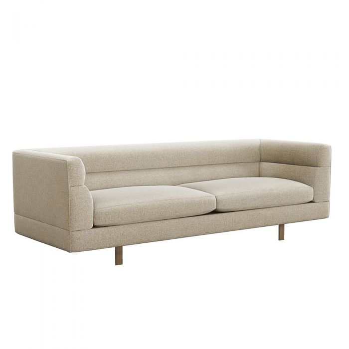 Ornette Sofa EcruSofas Interlude Home  Ecru   Four Hands, Burke Decor, Mid Century Modern Furniture, Old Bones Furniture Company, Old Bones Co, Modern Mid Century, Designer Furniture, https://www.oldbonesco.com/