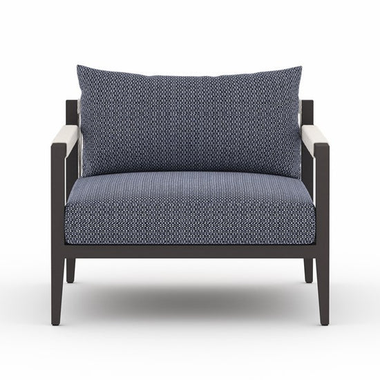 Sherwood Outdoor Chair Faye NavyOutdoor Four Hands  Faye Navy   Four Hands, Burke Decor, Mid Century Modern Furniture, Old Bones Furniture Company, Old Bones Co, Modern Mid Century, Designer Furniture, https://www.oldbonesco.com/