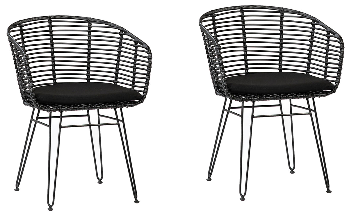 Ishani Dining Chair (Set of 2) Outdoor Chair Dovetail     Four Hands, Burke Decor, Mid Century Modern Furniture, Old Bones Furniture Company, Old Bones Co, Modern Mid Century, Designer Furniture, https://www.oldbonesco.com/