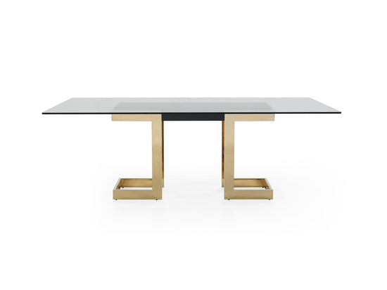 Load image into Gallery viewer, Sumo Rectangle Dining Table Dining Table Whiteline     Four Hands, Burke Decor, Mid Century Modern Furniture, Old Bones Furniture Company, Old Bones Co, Modern Mid Century, Designer Furniture, https://www.oldbonesco.com/
