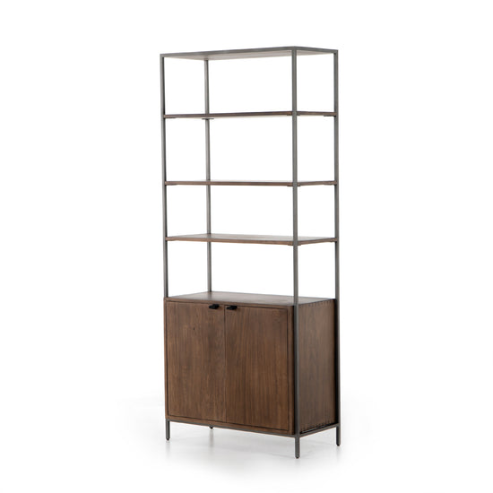 Trey Bookshelf Auburn Poplar / Modular WideBookshelf Four Hands  Auburn Poplar Modular Wide  Four Hands, Mid Century Modern Furniture, Old Bones Furniture Company, Old Bones Co, Modern Mid Century, Designer Furniture, https://www.oldbonesco.com/