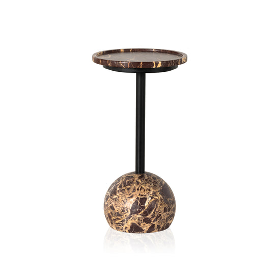 VIOLA ACCENT TABLE Merlot MarbleEnd Table Four Hands  Merlot Marble   Four Hands, Mid Century Modern Furniture, Old Bones Furniture Company, Old Bones Co, Modern Mid Century, Designer Furniture, https://www.oldbonesco.com/