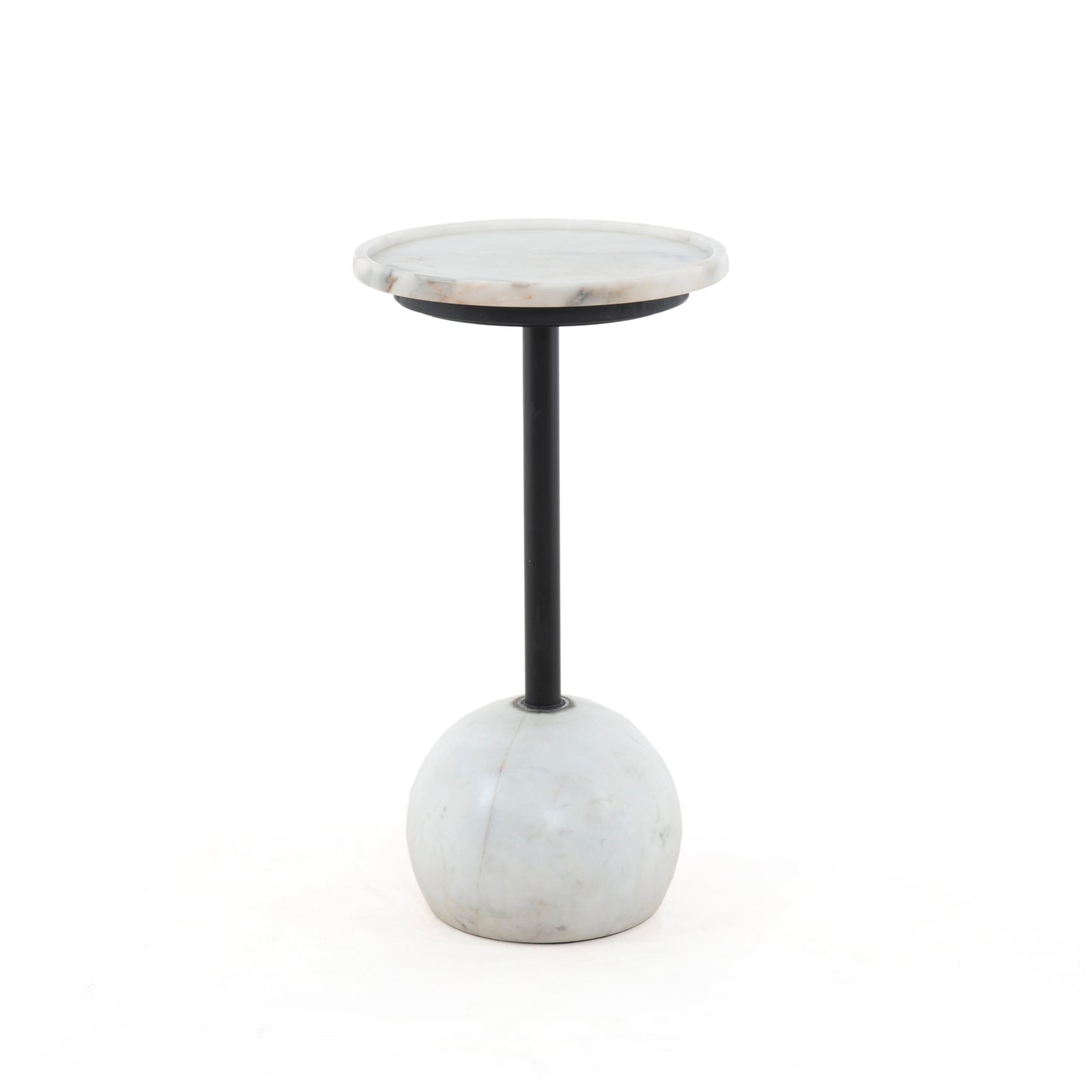 VIOLA ACCENT TABLE Polished White MarbleEnd Table Four Hands  Polished White Marble   Four Hands, Mid Century Modern Furniture, Old Bones Furniture Company, Old Bones Co, Modern Mid Century, Designer Furniture, https://www.oldbonesco.com/