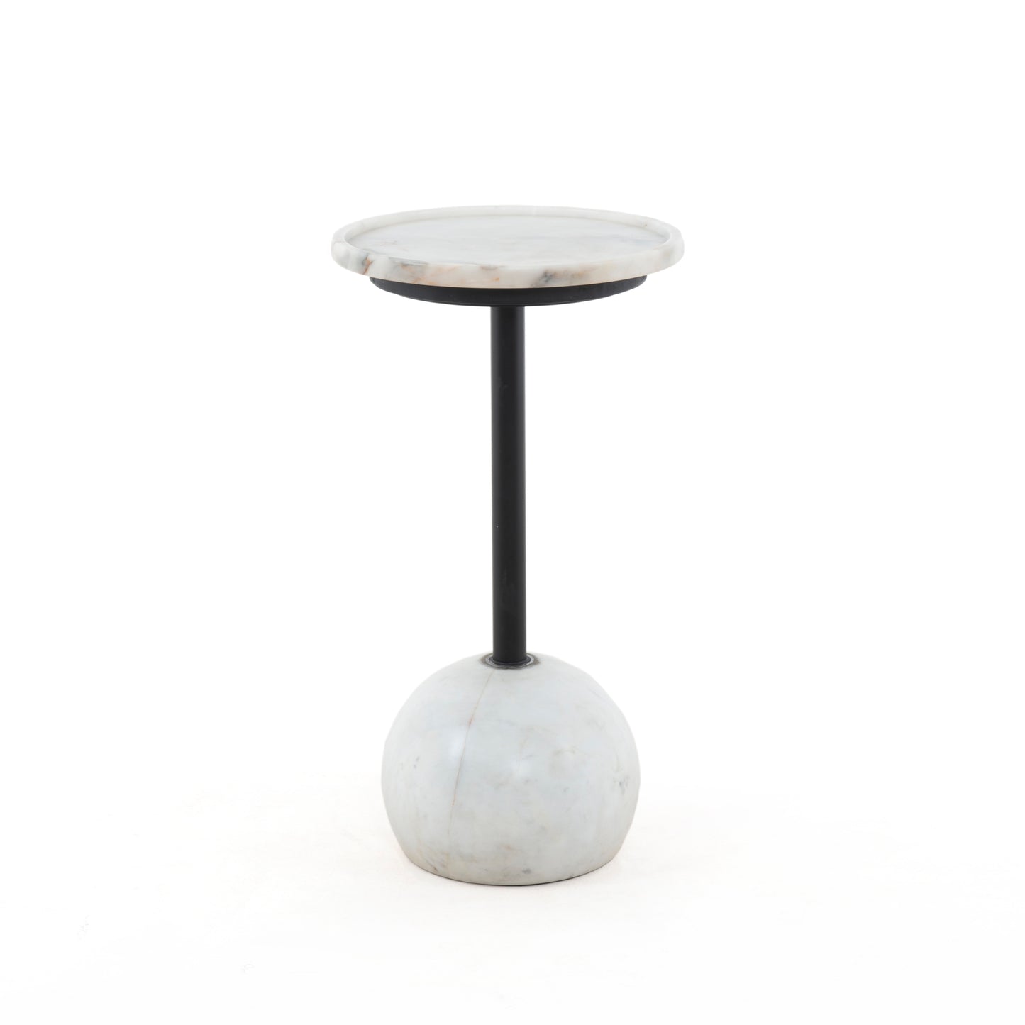 VIOLA ACCENT TABLE Polished White MarbleEnd Table Four Hands  Polished White Marble   Four Hands, Mid Century Modern Furniture, Old Bones Furniture Company, Old Bones Co, Modern Mid Century, Designer Furniture, https://www.oldbonesco.com/