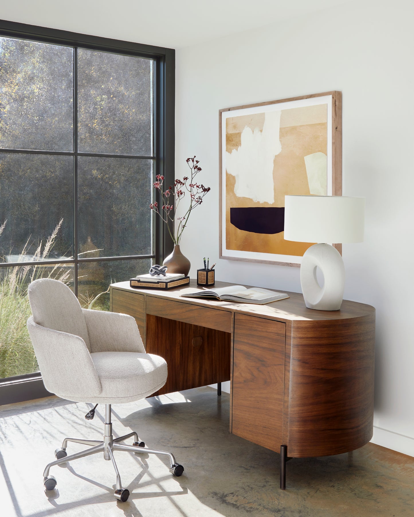 Lunas Executive Desk Desks Four Hands     Four Hands, Mid Century Modern Furniture, Old Bones Furniture Company, Old Bones Co, Modern Mid Century, Designer Furniture, https://www.oldbonesco.com/