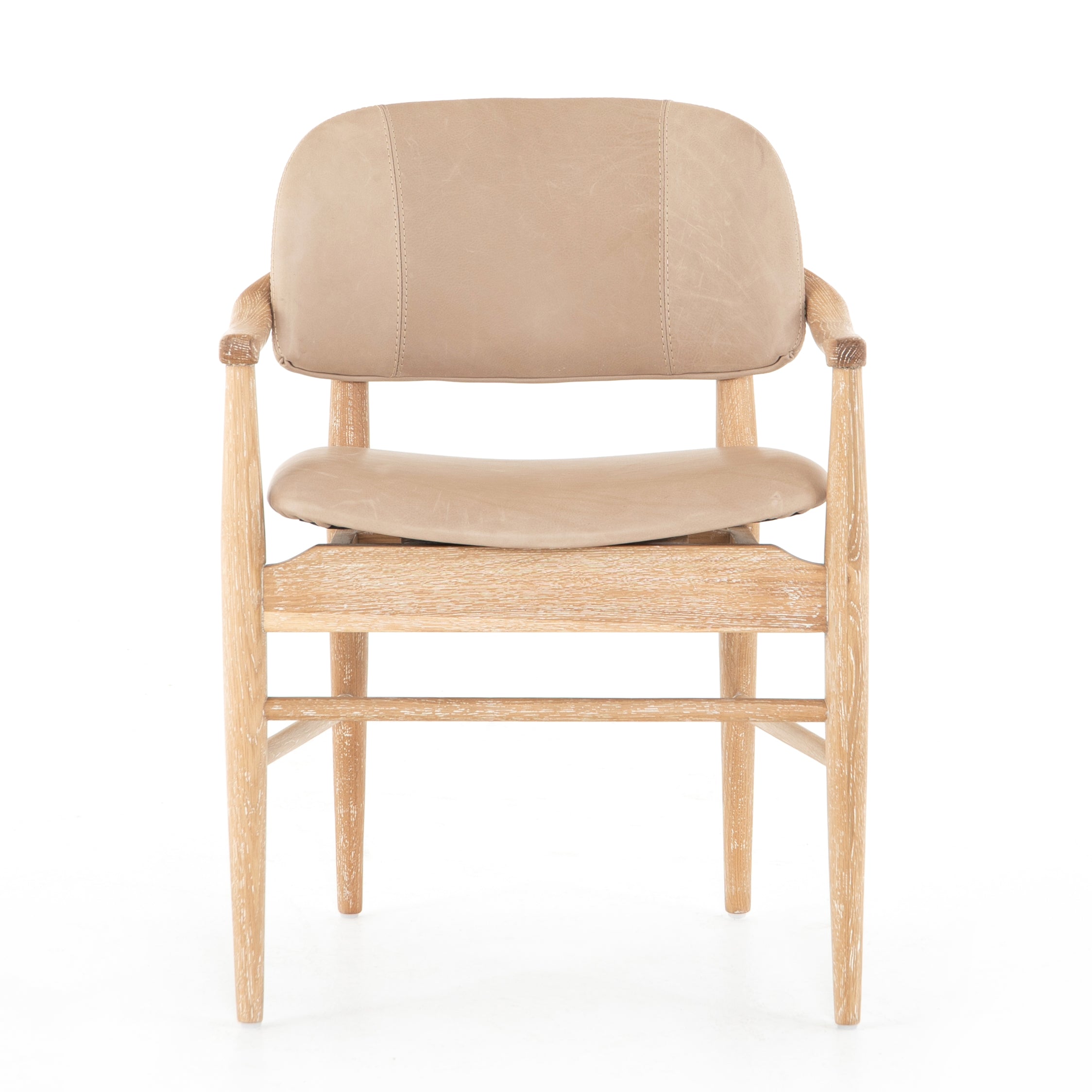 Josie Dining Chair-Vintage White Wash Dining Arm Chair Four Hands     Four Hands, Burke Decor, Mid Century Modern Furniture, Old Bones Furniture Company, Old Bones Co, Modern Mid Century, Designer Furniture, https://www.oldbonesco.com/