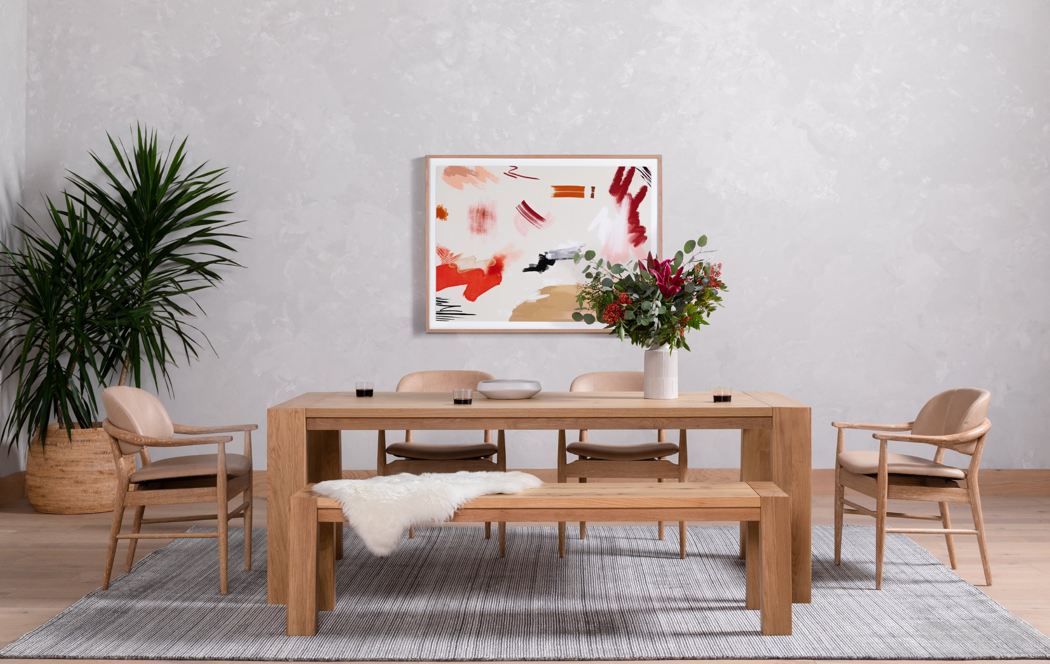 Josie Dining Chair-Vintage White Wash Dining Arm Chair Four Hands     Four Hands, Burke Decor, Mid Century Modern Furniture, Old Bones Furniture Company, Old Bones Co, Modern Mid Century, Designer Furniture, https://www.oldbonesco.com/