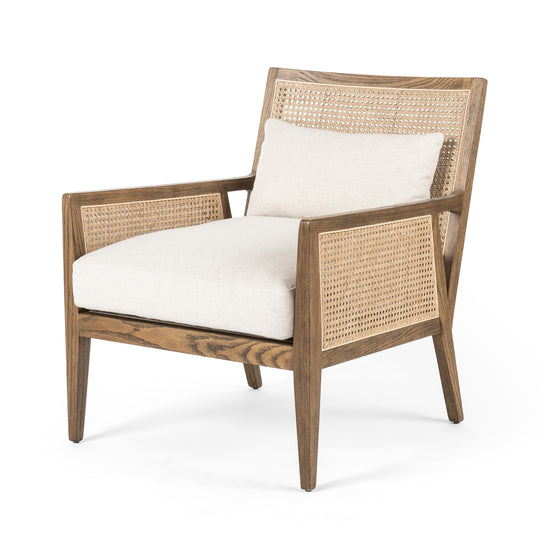 Load image into Gallery viewer, Antonia Cane Chair Toasted ParawoodLounge Chair Four Hands  Toasted Parawood   Four Hands, Burke Decor, Mid Century Modern Furniture, Old Bones Furniture Company, Old Bones Co, Modern Mid Century, Designer Furniture, https://www.oldbonesco.com/
