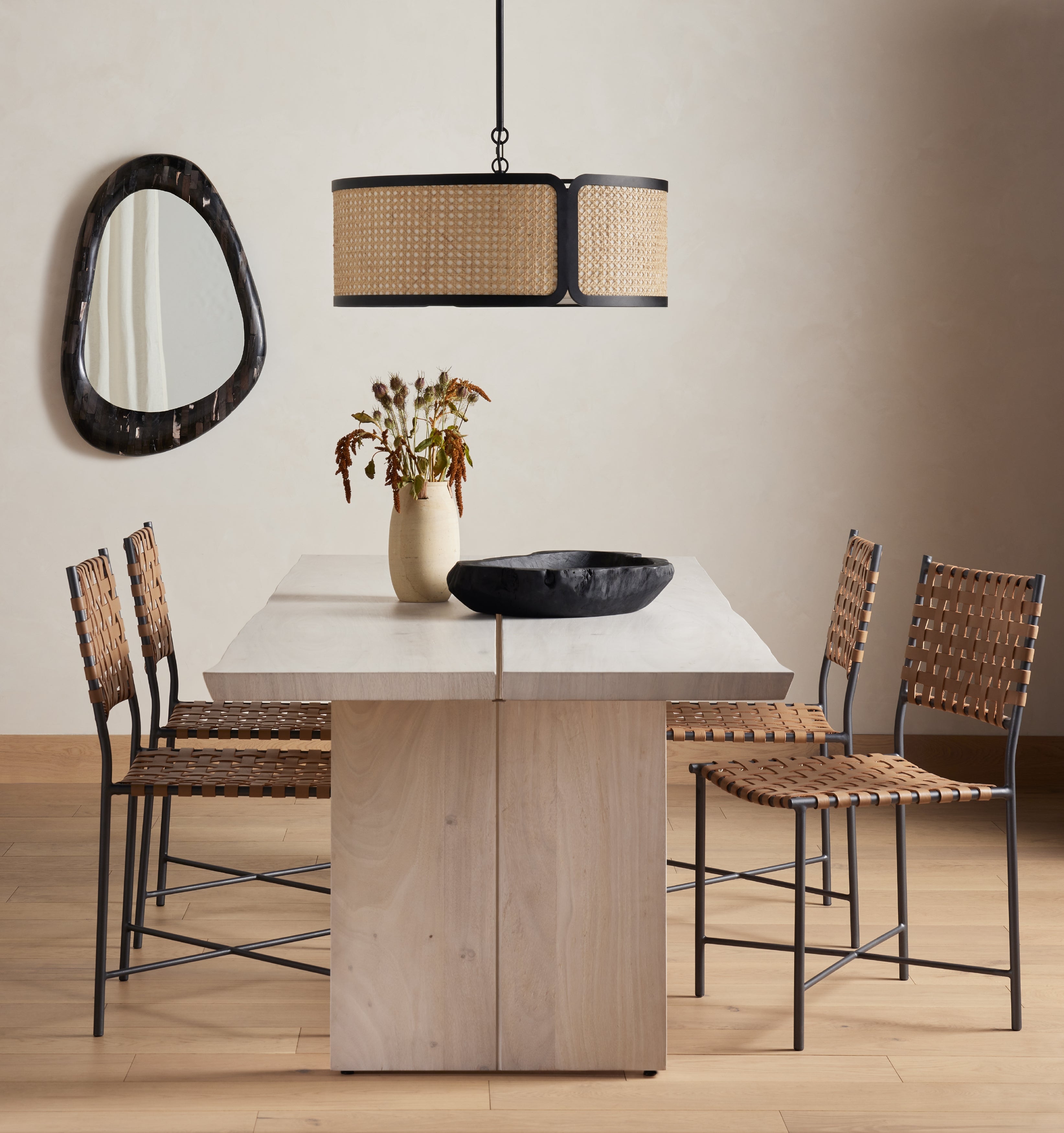 Katarina Dining Table-Bleached Dining Table Four Hands     Four Hands, Burke Decor, Mid Century Modern Furniture, Old Bones Furniture Company, Old Bones Co, Modern Mid Century, Designer Furniture, https://www.oldbonesco.com/