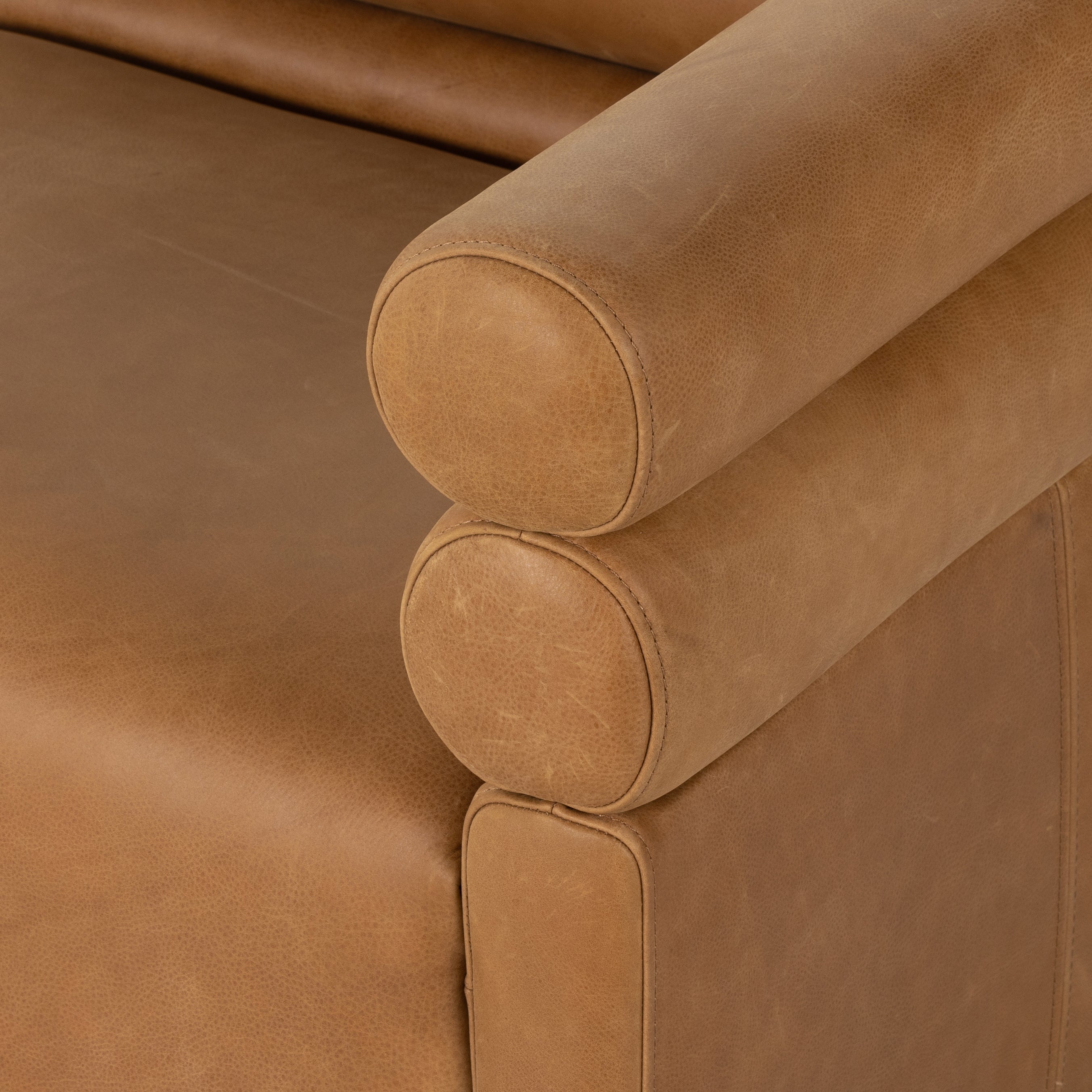 Evie Sofa 88"-Palermo Cognac Sofas Four Hands     Four Hands, Burke Decor, Mid Century Modern Furniture, Old Bones Furniture Company, Old Bones Co, Modern Mid Century, Designer Furniture, https://www.oldbonesco.com/