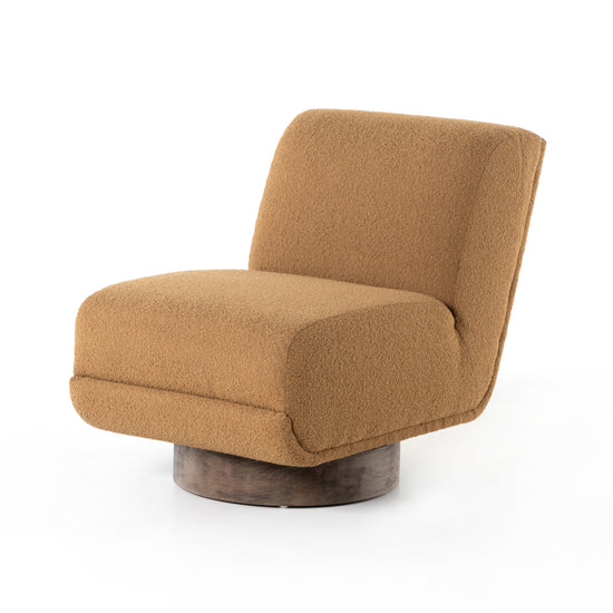 Bronwyn Swivel Chair + Table Copenhagen AmberSwivel Chair Four Hands  Copenhagen Amber   Four Hands, Mid Century Modern Furniture, Old Bones Furniture Company, Old Bones Co, Modern Mid Century, Designer Furniture, https://www.oldbonesco.com/