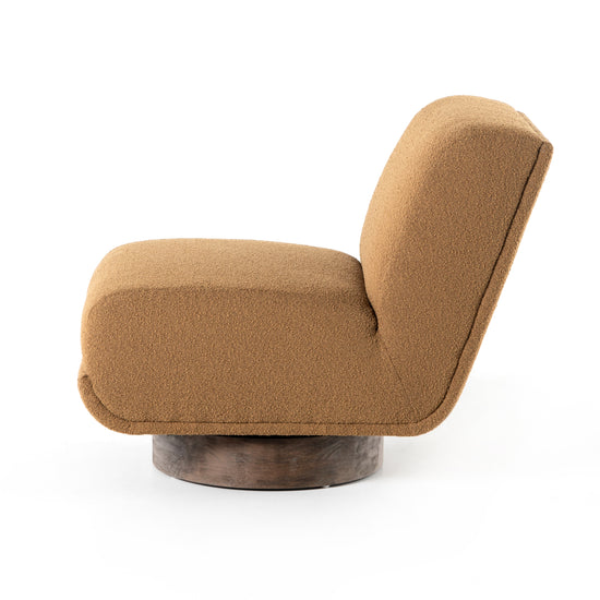 Bronwyn Swivel Chair + Table Swivel Chair Four Hands     Four Hands, Mid Century Modern Furniture, Old Bones Furniture Company, Old Bones Co, Modern Mid Century, Designer Furniture, https://www.oldbonesco.com/