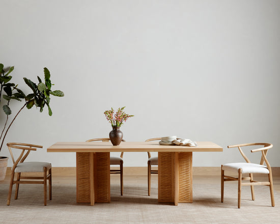 Levon Dining Table DINING TABLE Four Hands     Four Hands, Mid Century Modern Furniture, Old Bones Furniture Company, Old Bones Co, Modern Mid Century, Designer Furniture, https://www.oldbonesco.com/