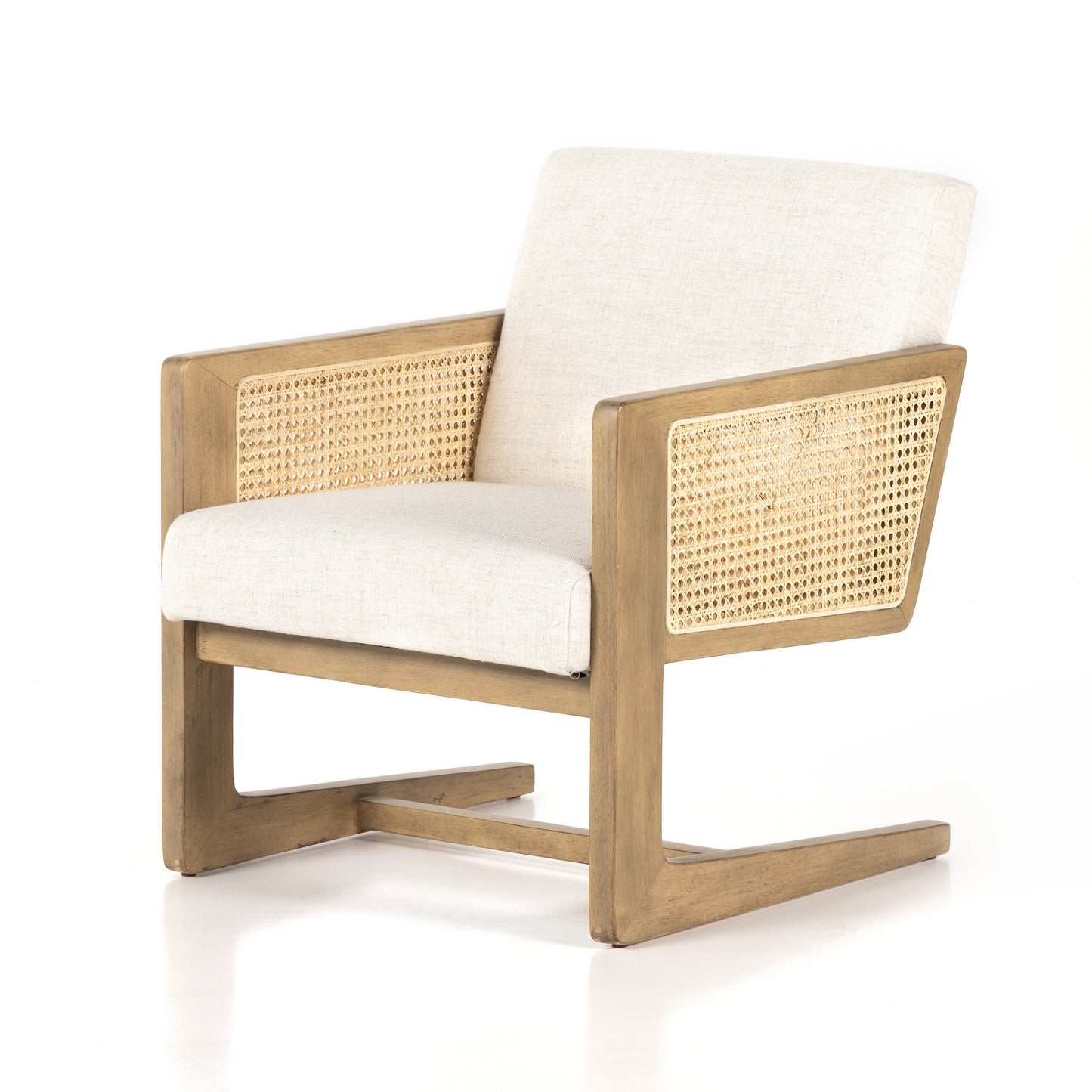 Adney Chair-Alcala Cream Lounge Chairs Four Hands     Four Hands, Burke Decor, Mid Century Modern Furniture, Old Bones Furniture Company, Old Bones Co, Modern Mid Century, Designer Furniture, https://www.oldbonesco.com/