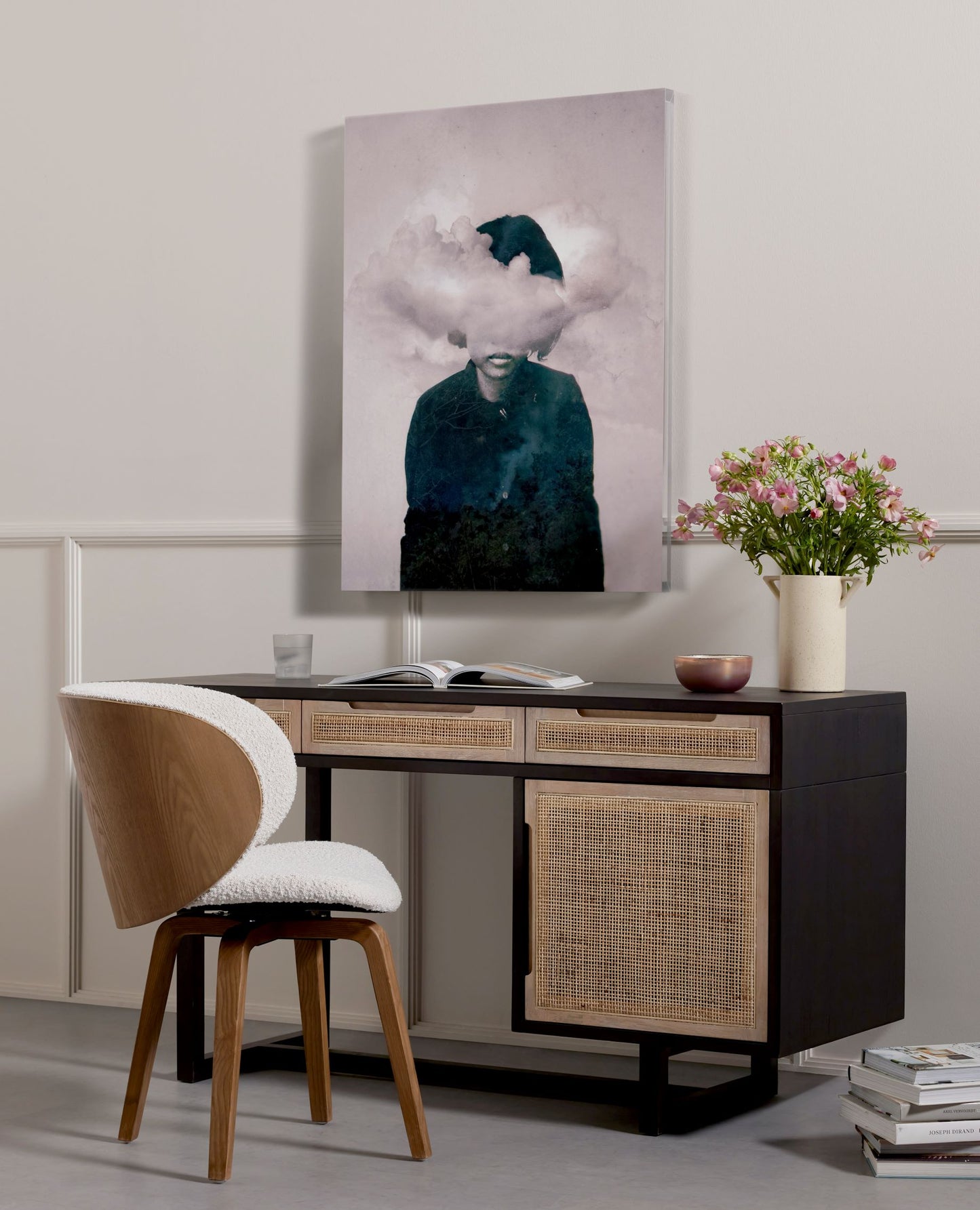 Clarita Desk Desks Four Hands     Four Hands, Mid Century Modern Furniture, Old Bones Furniture Company, Old Bones Co, Modern Mid Century, Designer Furniture, https://www.oldbonesco.com/