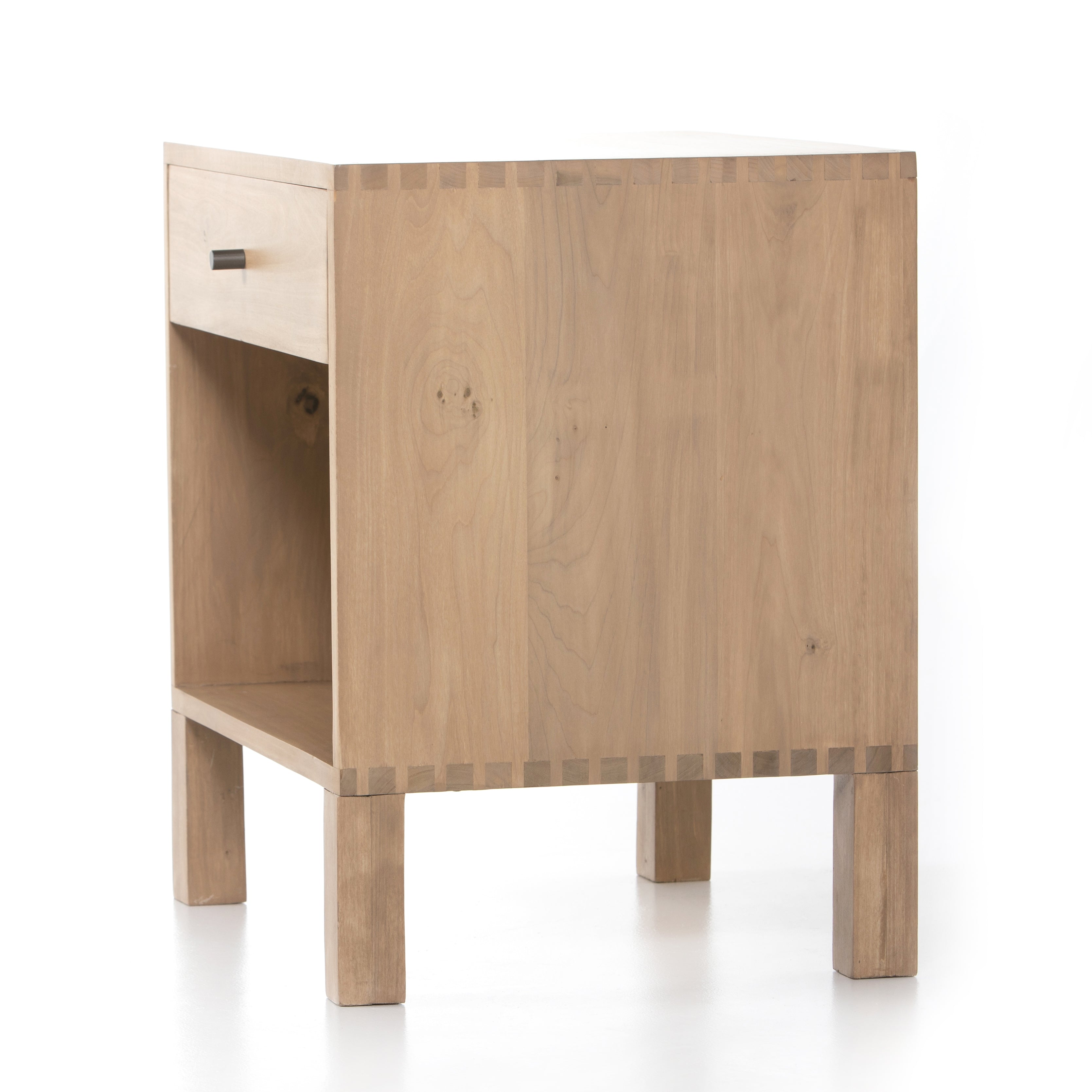 Isador Nightstand-Dry Wash Poplar Nightstands Four Hands     Four Hands, Burke Decor, Mid Century Modern Furniture, Old Bones Furniture Company, Old Bones Co, Modern Mid Century, Designer Furniture, https://www.oldbonesco.com/