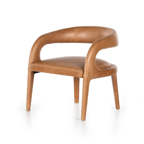 Load image into Gallery viewer, Hawkins Chair Sonoma ButterscotchLounge Chair Four Hands  Sonoma Butterscotch   Four Hands, Burke Decor, Mid Century Modern Furniture, Old Bones Furniture Company, Old Bones Co, Modern Mid Century, Designer Furniture, https://www.oldbonesco.com/

