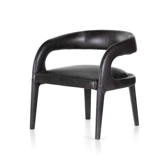 Load image into Gallery viewer, Hawkins Chair Sonoma BlackLounge Chair Four Hands  Sonoma Black   Four Hands, Burke Decor, Mid Century Modern Furniture, Old Bones Furniture Company, Old Bones Co, Modern Mid Century, Designer Furniture, https://www.oldbonesco.com/
