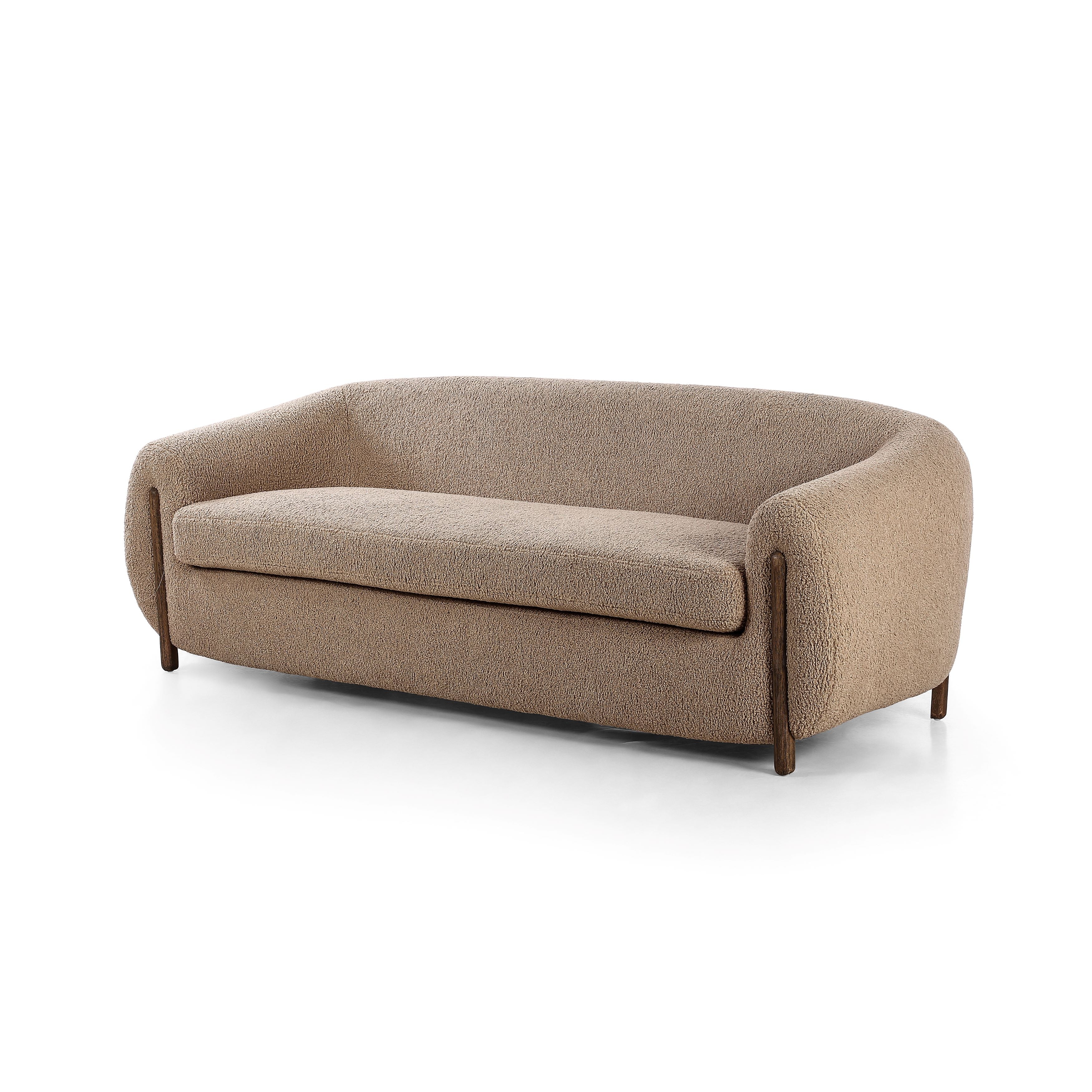 Lyla Sofa Sheepskin CamelSofas Four Hands  Sheepskin Camel   Four Hands, Mid Century Modern Furniture, Old Bones Furniture Company, Old Bones Co, Modern Mid Century, Designer Furniture, https://www.oldbonesco.com/