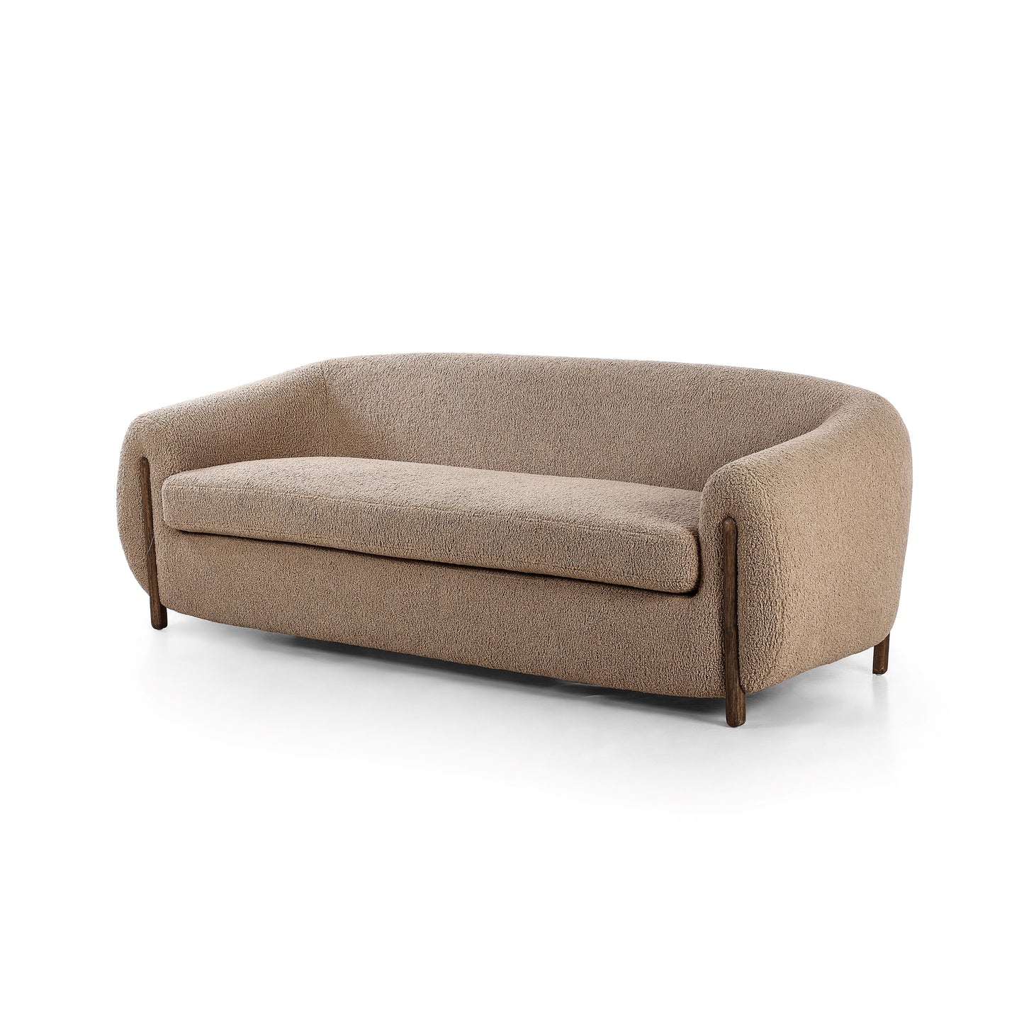 Lyla Sofa Sheepskin CamelSofas Four Hands  Sheepskin Camel   Four Hands, Mid Century Modern Furniture, Old Bones Furniture Company, Old Bones Co, Modern Mid Century, Designer Furniture, https://www.oldbonesco.com/
