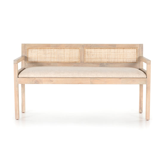 Clarita Accent Bench Accent Bench Four Hands     Four Hands, Mid Century Modern Furniture, Old Bones Furniture Company, Old Bones Co, Modern Mid Century, Designer Furniture, https://www.oldbonesco.com/