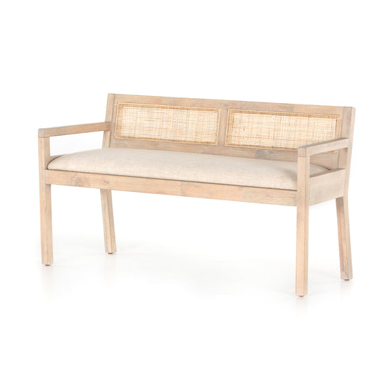 Clarita Accent Bench Accent Bench Four Hands     Four Hands, Mid Century Modern Furniture, Old Bones Furniture Company, Old Bones Co, Modern Mid Century, Designer Furniture, https://www.oldbonesco.com/