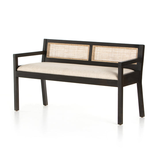 Clarita Accent Bench Accent Bench Four Hands     Four Hands, Mid Century Modern Furniture, Old Bones Furniture Company, Old Bones Co, Modern Mid Century, Designer Furniture, https://www.oldbonesco.com/