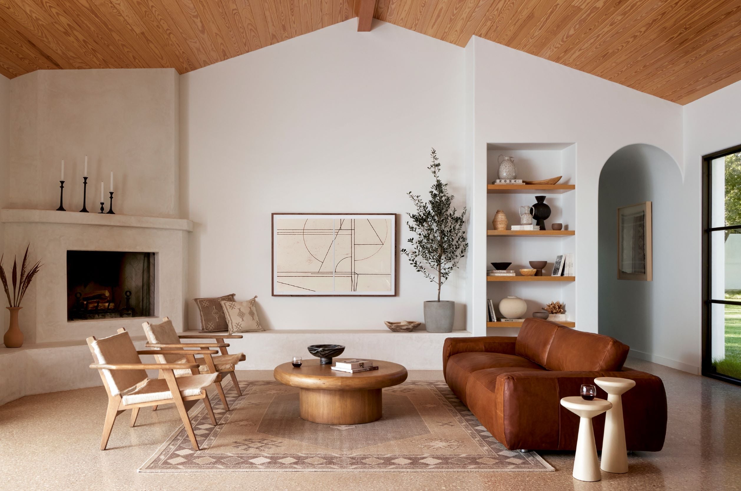 Zach Coffee Table-Burnished Parawood Coffee Tables Four Hands     Four Hands, Burke Decor, Mid Century Modern Furniture, Old Bones Furniture Company, Old Bones Co, Modern Mid Century, Designer Furniture, https://www.oldbonesco.com/