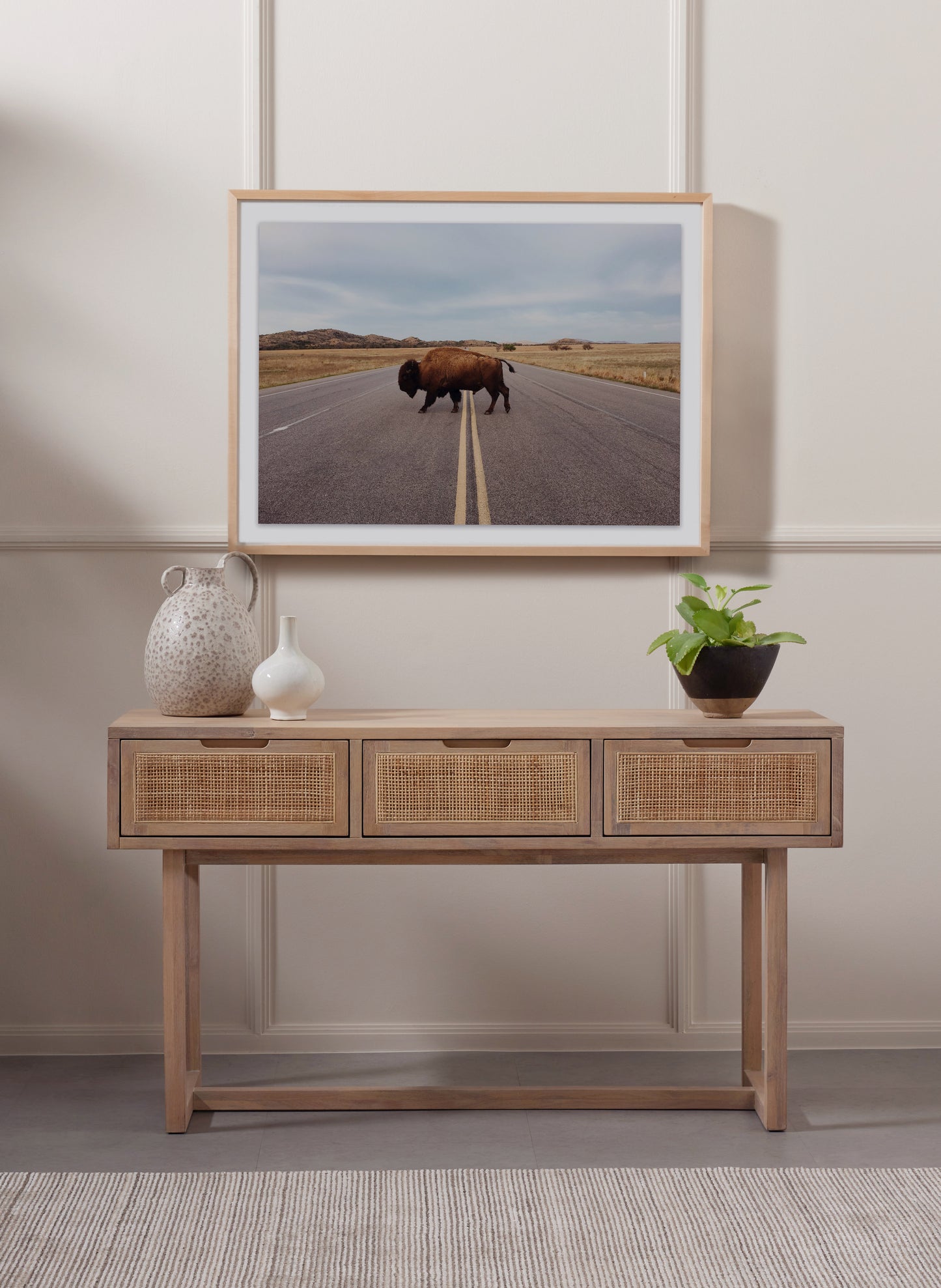 Clarita Console Table Console Table Four Hands     Four Hands, Mid Century Modern Furniture, Old Bones Furniture Company, Old Bones Co, Modern Mid Century, Designer Furniture, https://www.oldbonesco.com/