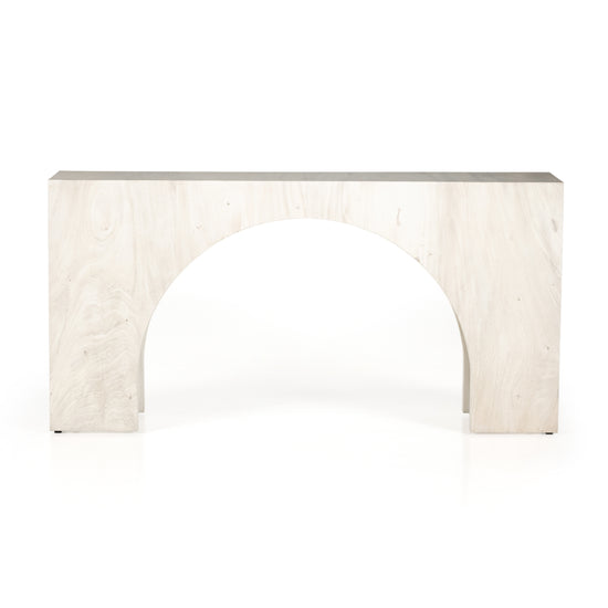 Load image into Gallery viewer, Fausto Console Table-Bleached Guanacaste Console Table Four Hands     Four Hands, Burke Decor, Mid Century Modern Furniture, Old Bones Furniture Company, Old Bones Co, Modern Mid Century, Designer Furniture, https://www.oldbonesco.com/
