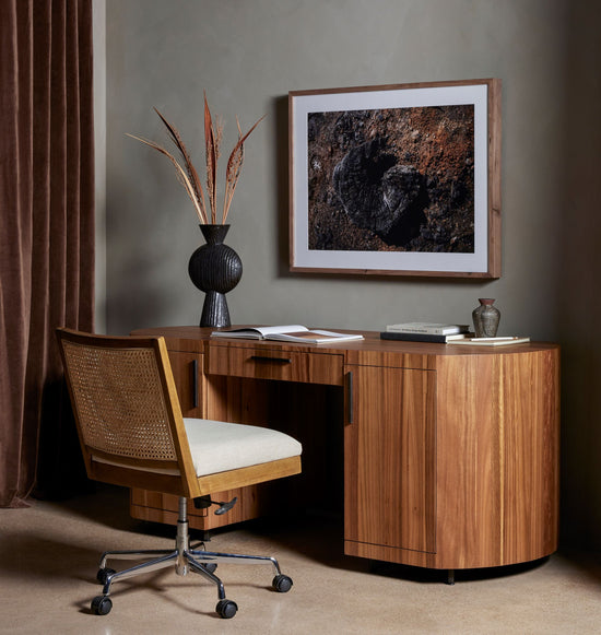 Antonia Cane Desk Chair Desk Chair Four Hands     Four Hands, Burke Decor, Mid Century Modern Furniture, Old Bones Furniture Company, Old Bones Co, Modern Mid Century, Designer Furniture, https://www.oldbonesco.com/
