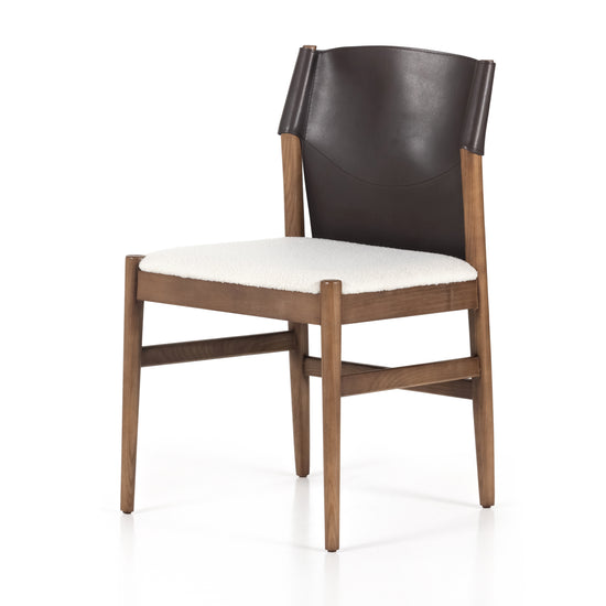 Lulu Armless Dining Chair Espresso LeatherDining Chair Four Hands  Espresso Leather   Four Hands, Mid Century Modern Furniture, Old Bones Furniture Company, Old Bones Co, Modern Mid Century, Designer Furniture, https://www.oldbonesco.com/