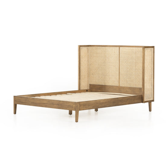 Antonia Cane Bed Bed Four Hands     Four Hands, Mid Century Modern Furniture, Old Bones Furniture Company, Old Bones Co, Modern Mid Century, Designer Furniture, https://www.oldbonesco.com/