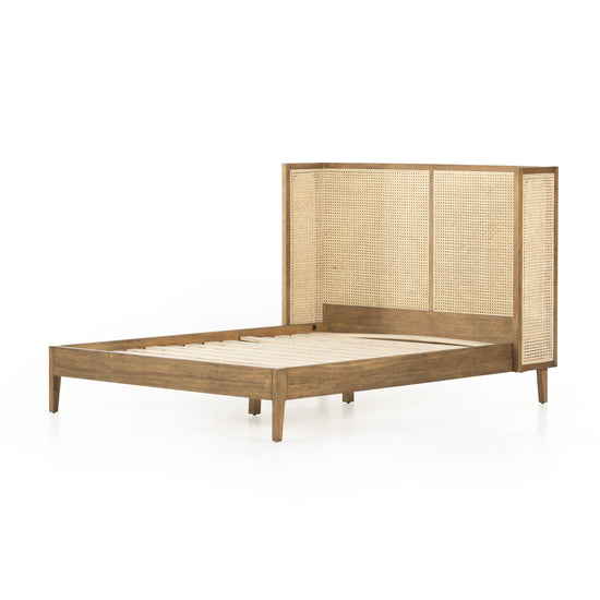 Load image into Gallery viewer, Antonia Cane Bed Bed Four Hands     Four Hands, Mid Century Modern Furniture, Old Bones Furniture Company, Old Bones Co, Modern Mid Century, Designer Furniture, https://www.oldbonesco.com/
