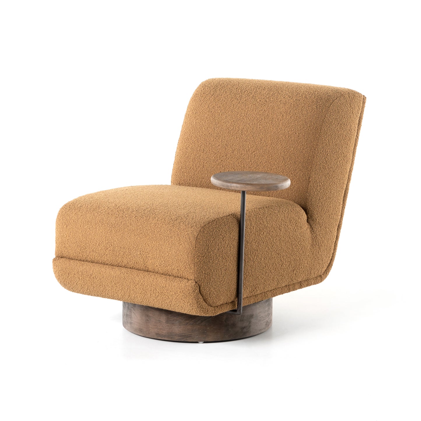 Bronwyn Swivel Chair + Table Copenhagen Amber+TableSwivel Chair Four Hands  Copenhagen Amber+Table   Four Hands, Mid Century Modern Furniture, Old Bones Furniture Company, Old Bones Co, Modern Mid Century, Designer Furniture, https://www.oldbonesco.com/