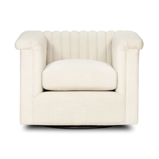 Watson Swivel Chair-Cambric Ivory Swivel Chair Four Hands     Four Hands, Mid Century Modern Furniture, Old Bones Furniture Company, Old Bones Co, Modern Mid Century, Designer Furniture, https://www.oldbonesco.com/