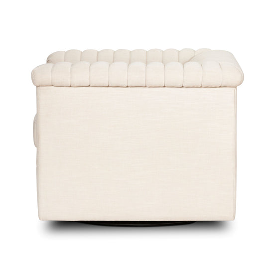 Watson Swivel Chair-Cambric Ivory Swivel Chair Four Hands     Four Hands, Mid Century Modern Furniture, Old Bones Furniture Company, Old Bones Co, Modern Mid Century, Designer Furniture, https://www.oldbonesco.com/