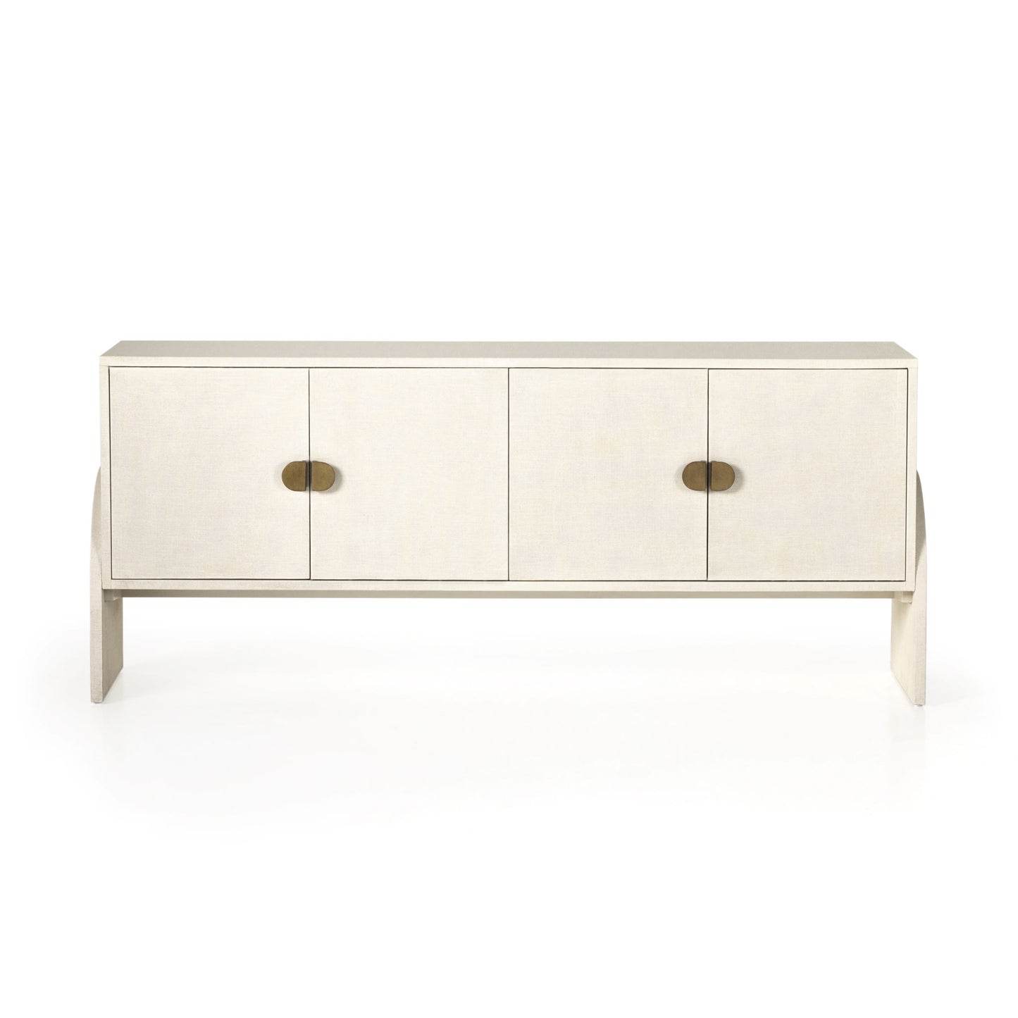 Cressida Sideboard-Ivory Painted Linen Buffets & Sideboards Four Hands     Four Hands, Mid Century Modern Furniture, Old Bones Furniture Company, Old Bones Co, Modern Mid Century, Designer Furniture, https://www.oldbonesco.com/