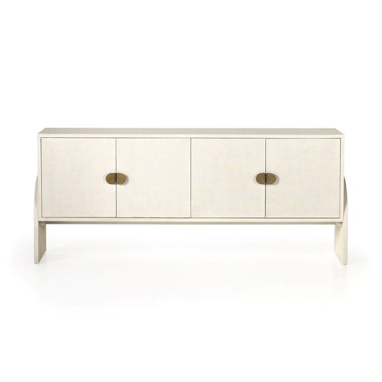 Cressida Sideboard-Ivory Painted Linen Buffets & Sideboards Four Hands     Four Hands, Mid Century Modern Furniture, Old Bones Furniture Company, Old Bones Co, Modern Mid Century, Designer Furniture, https://www.oldbonesco.com/