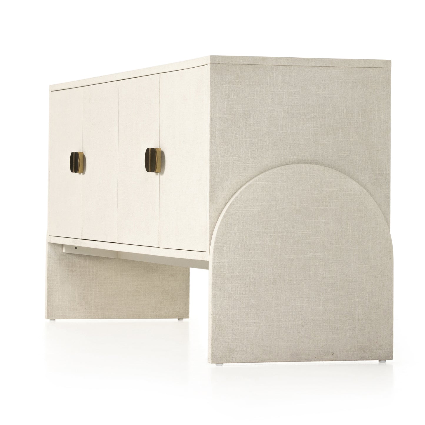 Load image into Gallery viewer, Cressida Sideboard-Ivory Painted Linen Buffets &amp;amp; Sideboards Four Hands     Four Hands, Mid Century Modern Furniture, Old Bones Furniture Company, Old Bones Co, Modern Mid Century, Designer Furniture, https://www.oldbonesco.com/

