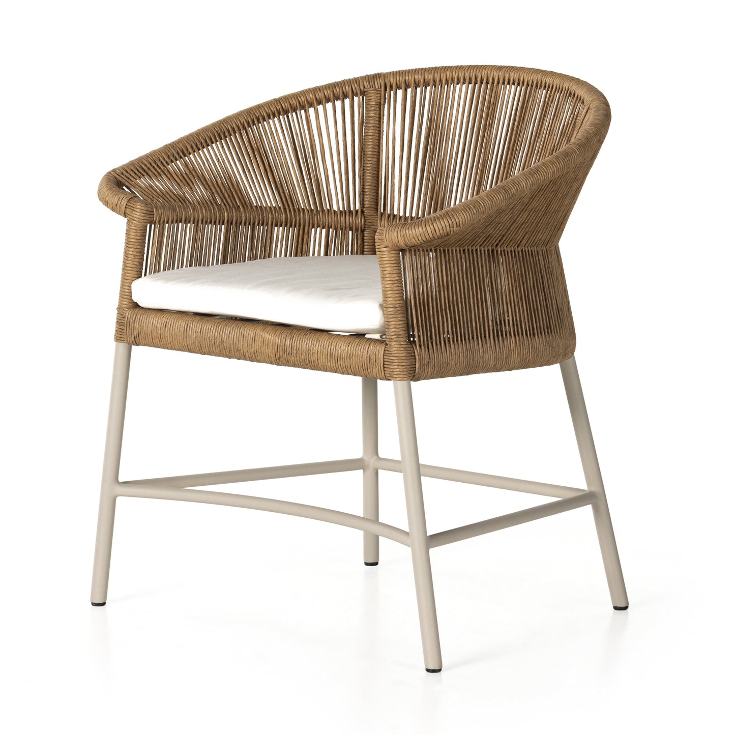 Irving Outdoor Dining Armchair-Sand Outdoor Chairs Four Hands     Four Hands, Mid Century Modern Furniture, Old Bones Furniture Company, Old Bones Co, Modern Mid Century, Designer Furniture, https://www.oldbonesco.com/