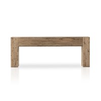 Abaso Console Table Rustic Wormwood OakConsole Tables four hands  Rustic Wormwood Oak   Four Hands, Mid Century Modern Furniture, Old Bones Furniture Company, Old Bones Co, Modern Mid Century, Designer Furniture, https://www.oldbonesco.com/