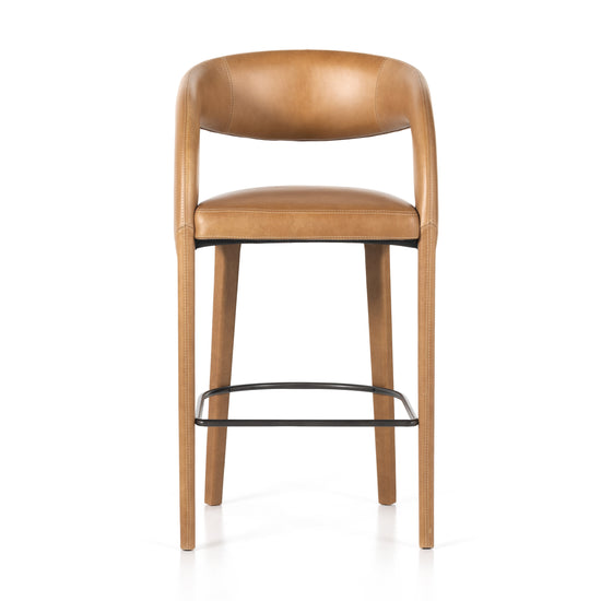 Load image into Gallery viewer, Hawkins Stool BAR AND COUNTER STOOL Four Hands     Four Hands, Burke Decor, Mid Century Modern Furniture, Old Bones Furniture Company, Old Bones Co, Modern Mid Century, Designer Furniture, https://www.oldbonesco.com/
