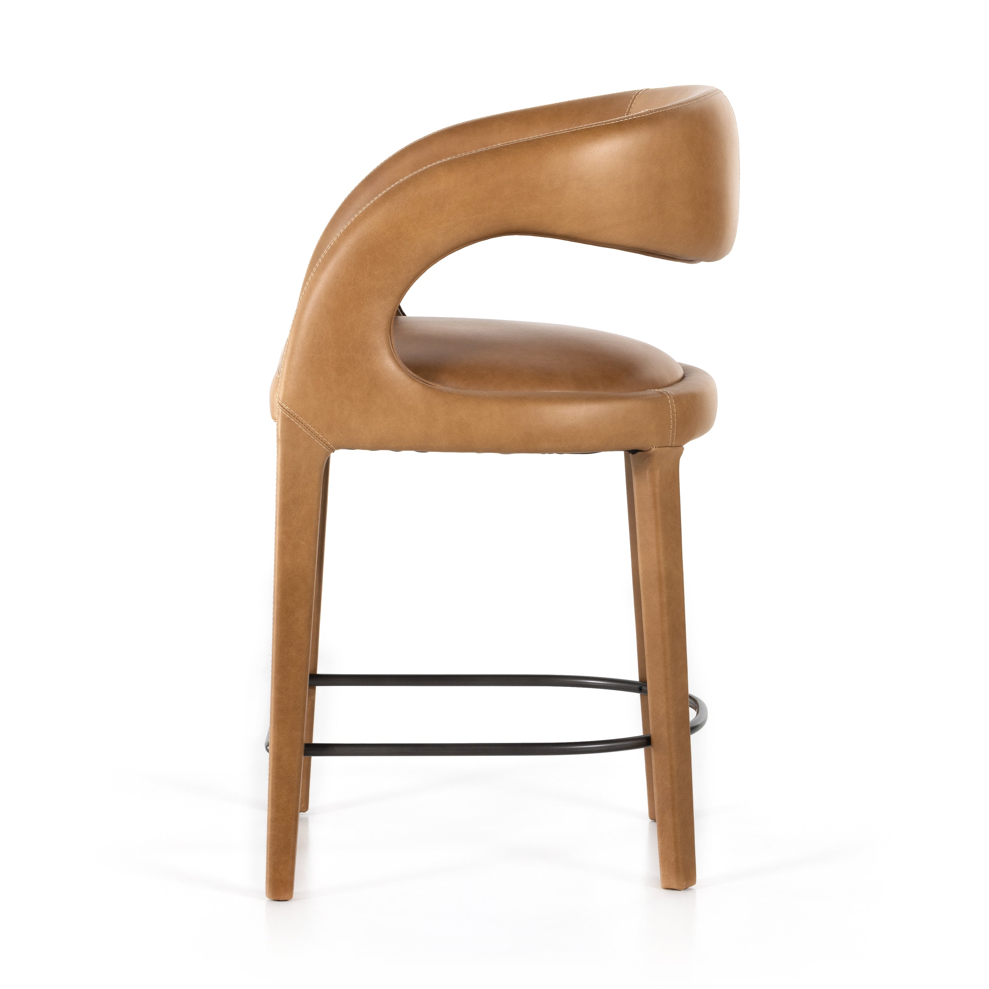 Hawkins Stool BAR AND COUNTER STOOL Four Hands     Four Hands, Burke Decor, Mid Century Modern Furniture, Old Bones Furniture Company, Old Bones Co, Modern Mid Century, Designer Furniture, https://www.oldbonesco.com/