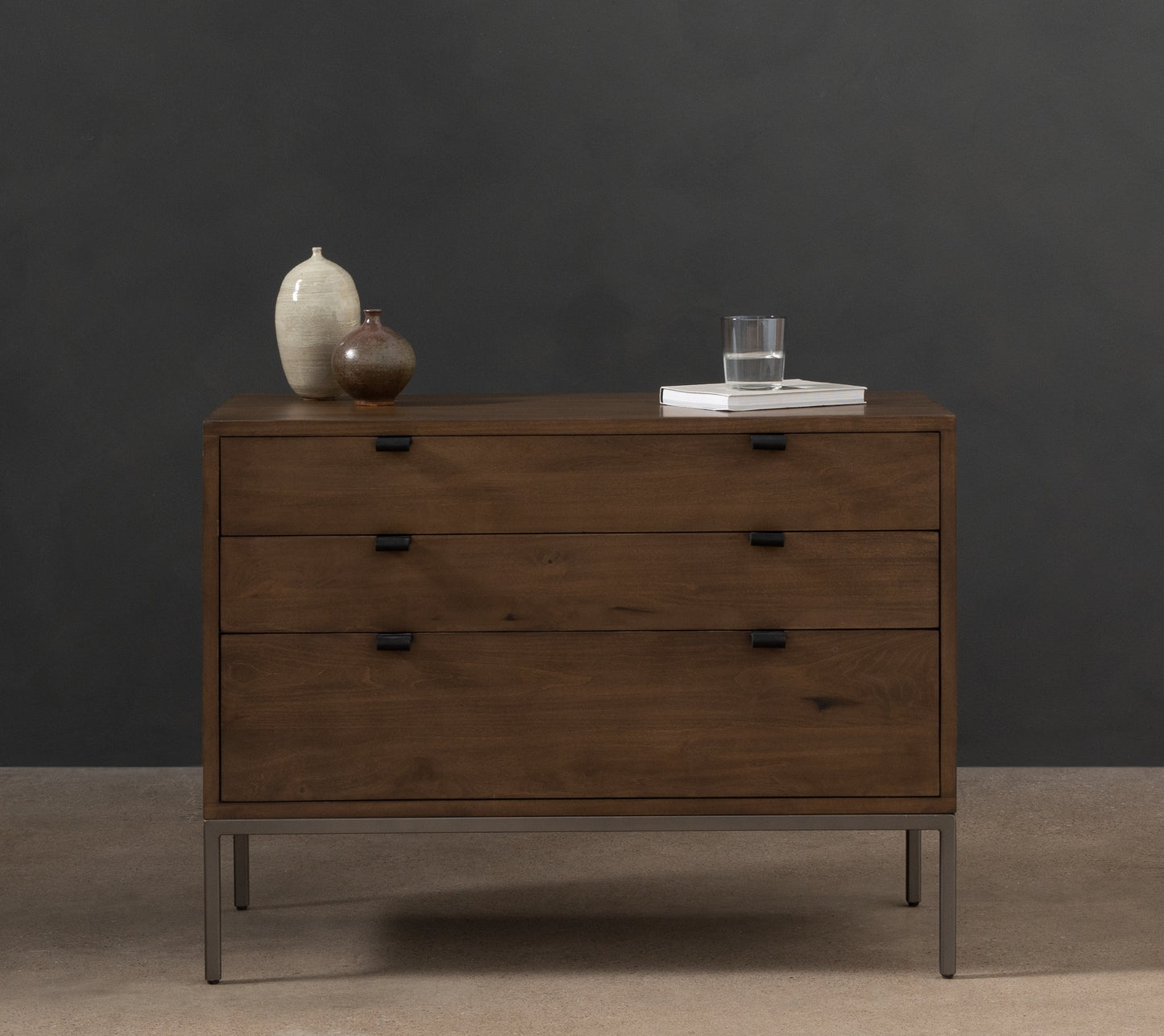 Trey Large Nighstand Nightstand Four Hands     Four Hands, Mid Century Modern Furniture, Old Bones Furniture Company, Old Bones Co, Modern Mid Century, Designer Furniture, https://www.oldbonesco.com/