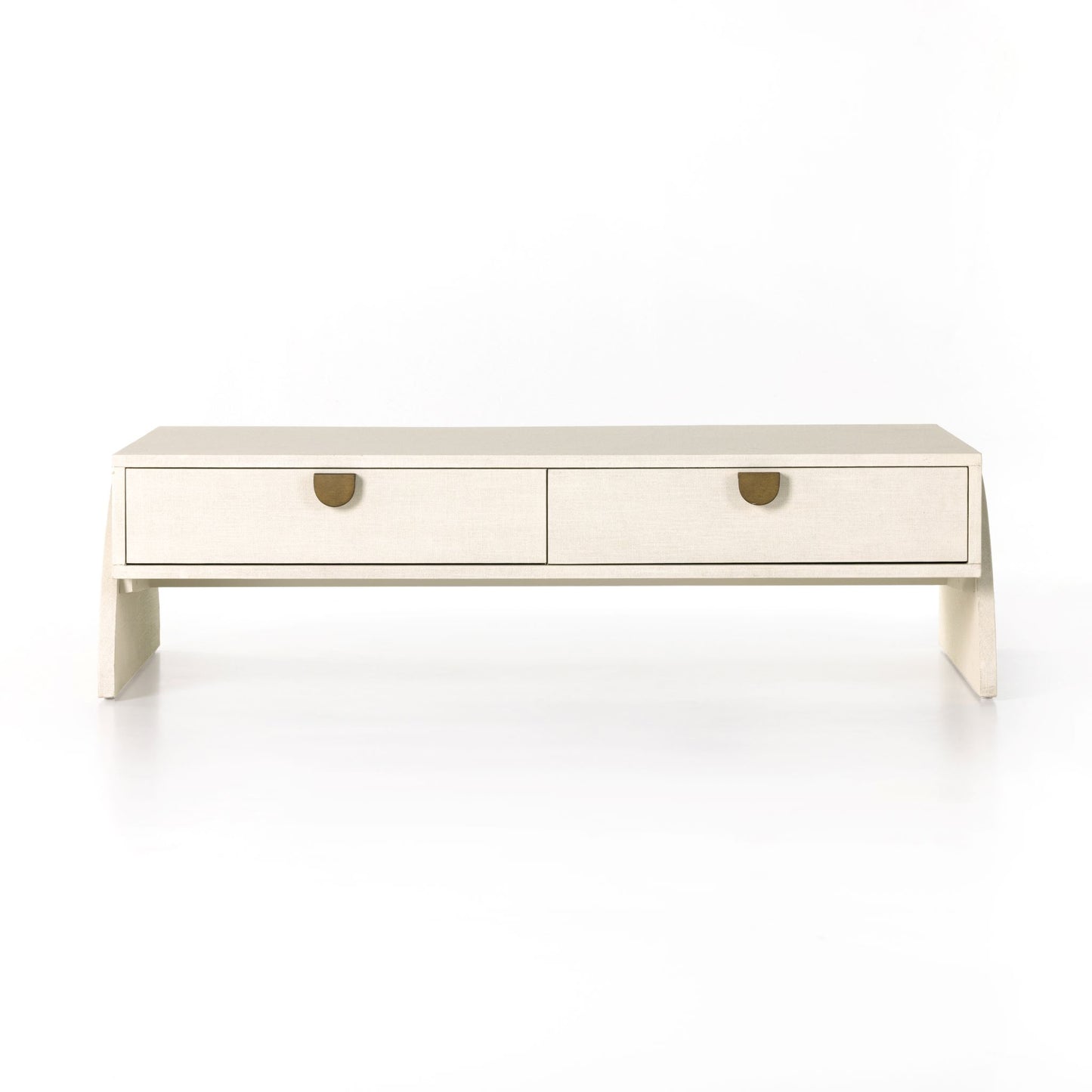 Cressida Coffee Table-Ivory Painted Linen Coffee Tables Four Hands     Four Hands, Mid Century Modern Furniture, Old Bones Furniture Company, Old Bones Co, Modern Mid Century, Designer Furniture, https://www.oldbonesco.com/