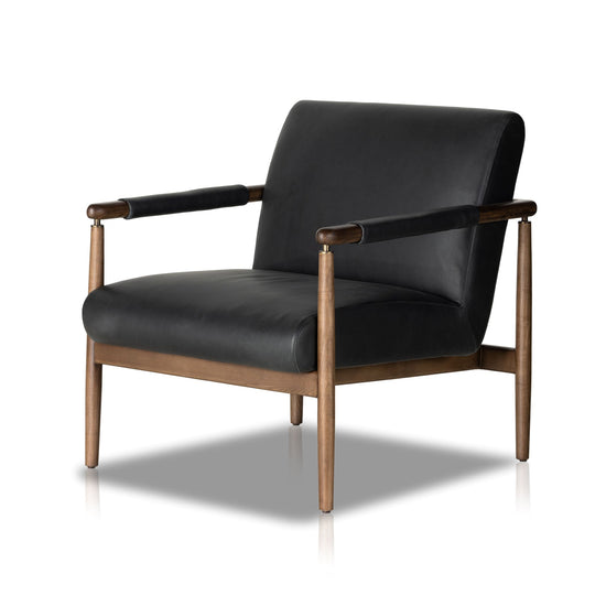 Markia Chair Brickhouse BlackLounge Chair Four Hands  Brickhouse Black   Four Hands, Mid Century Modern Furniture, Old Bones Furniture Company, Old Bones Co, Modern Mid Century, Designer Furniture, https://www.oldbonesco.com/